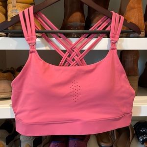 Sweat and Milk pumping/nursing bra